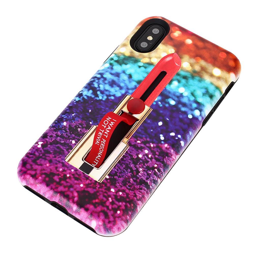 Patterned With Finger Strap